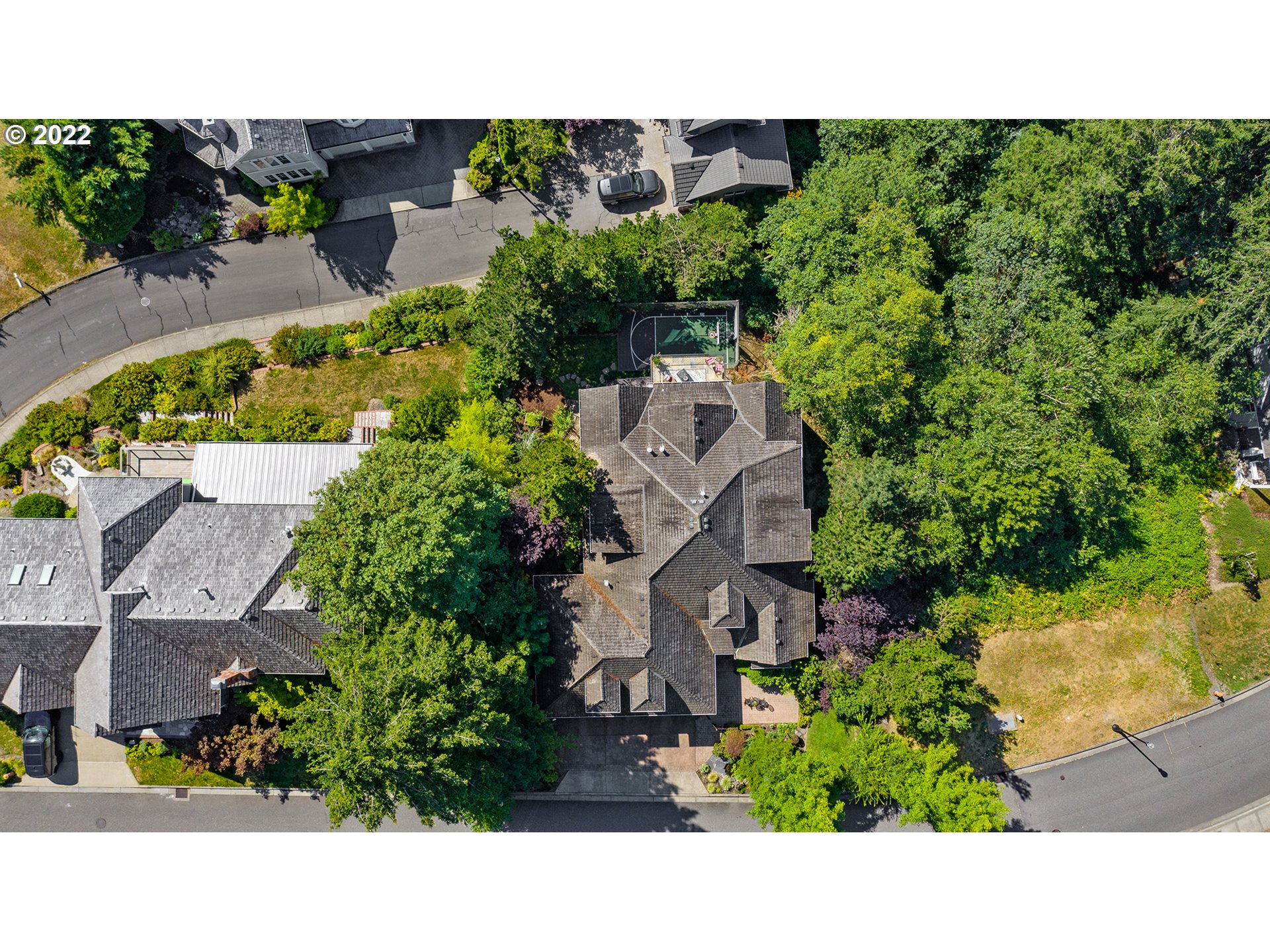 4027 Northwest Devoto Lane Portland, OR 97229 - Photo 42 of 48 an aerial view of a house