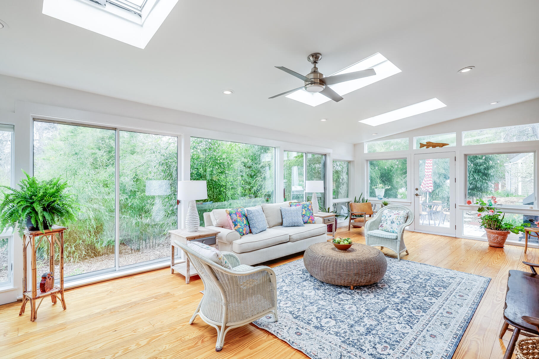 2147 Route 6 Wellfleet, MA 02667 - Photo 56 of 98 a living room with furniture and a large window