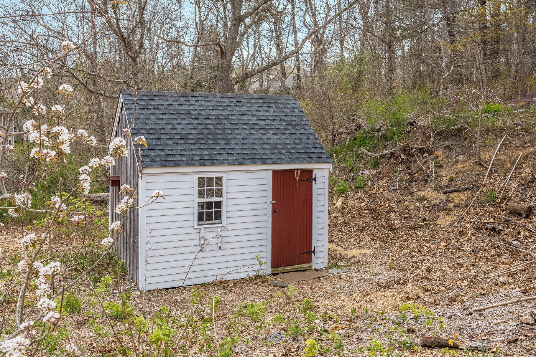 2147 Route 6 Wellfleet, MA 02667 - Photo 90 of 98 a front view of a house with a yard