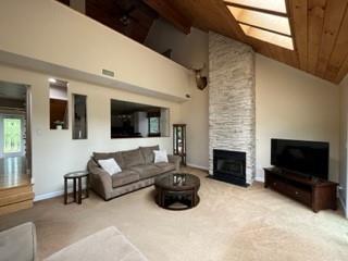 45 Willadell Road Transfer, PA 16154 - Photo 14 of 29 a living room with furniture a flat screen tv and a fireplace