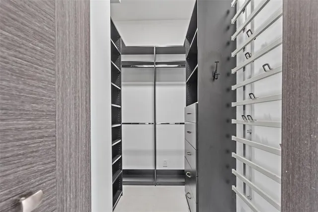 a view of walk in closet