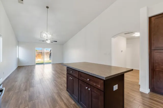 a view of a garage room