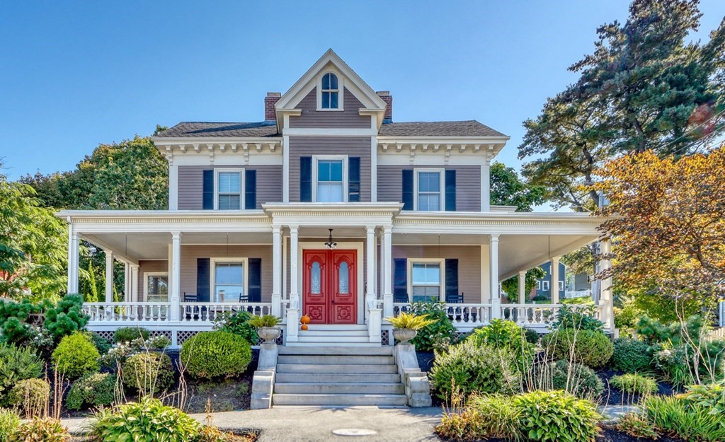 5 Chestnut Street Melrose, MA 02176 - Photo 1 of 42 front view of the house with a yard
