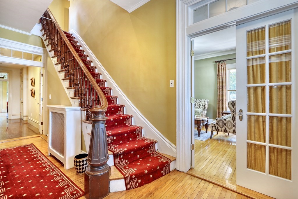 5 Chestnut Street Melrose, MA 02176 - Photo 4 of 42 a view of entryway with wooden floor