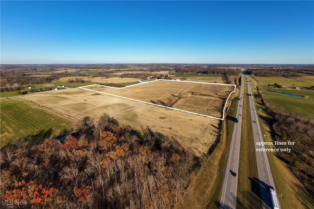 3501 Kerr Road Bidwell, OH 45614 - Photo 3 of 3 View of property location with rural landscape and abundant farmland