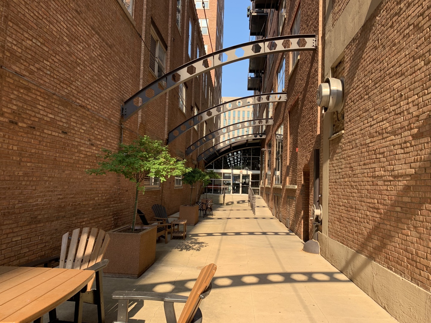 500 South Clinton Street, Unit 417 Chicago, IL 60607 - Photo 18 of 18 a view of balcony with wooden floor