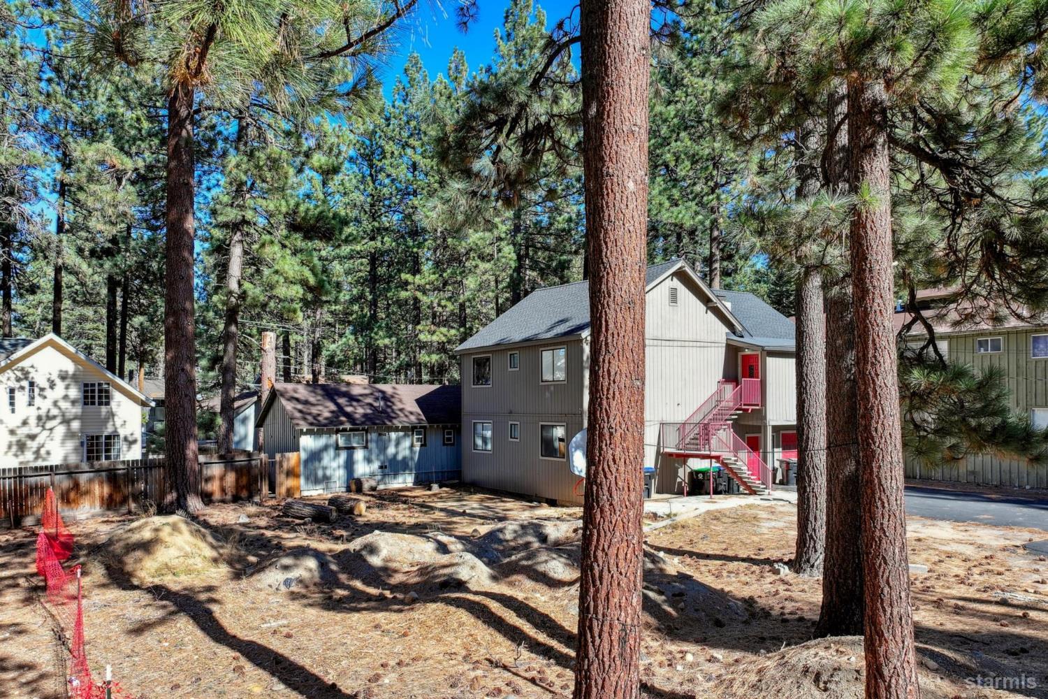 3689 Primrose Road South Lake Tahoe, CA 96150 - Photo 12 of 20 a view of a couch in the backyard