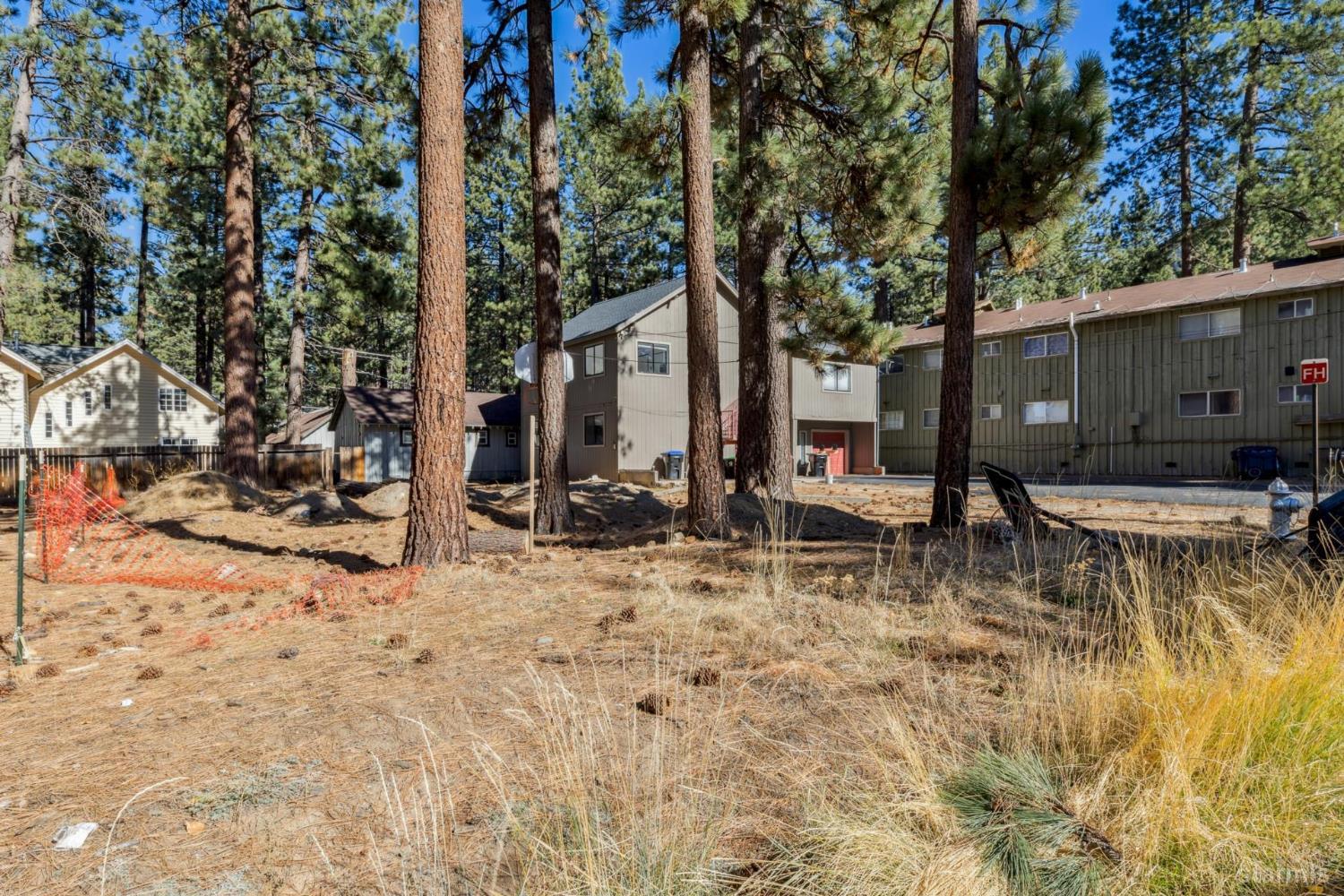 3689 Primrose Road South Lake Tahoe, CA 96150 - Photo 15 of 20 a backyard of a house with table and chairs
