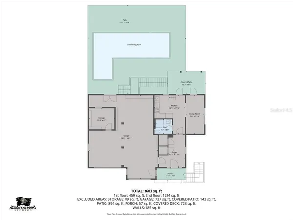 a view of a forest with a houses