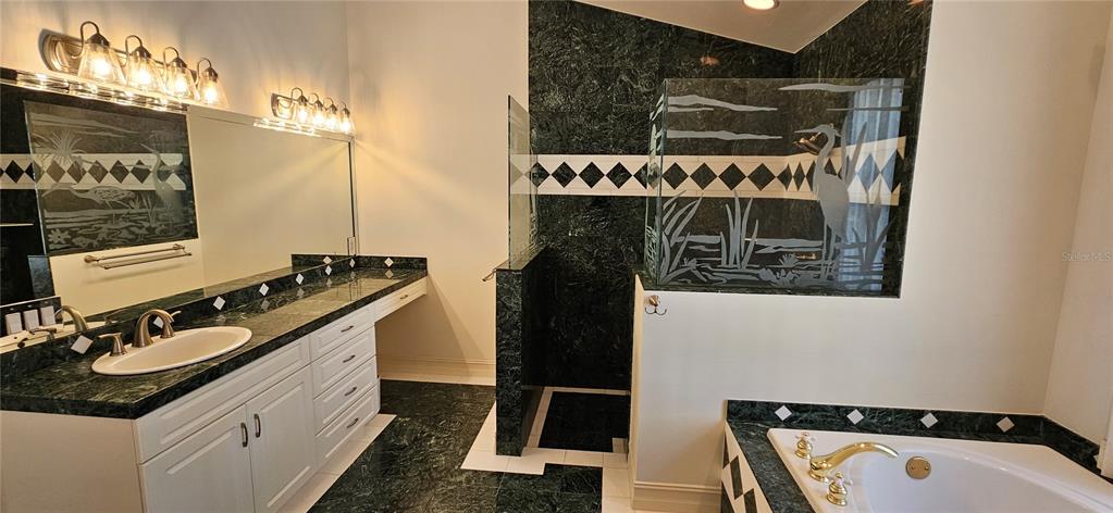 11729 Timberline Circle Fort Myers, FL 33966 - Photo 21 of 33 a bathroom with a sink and a mirror