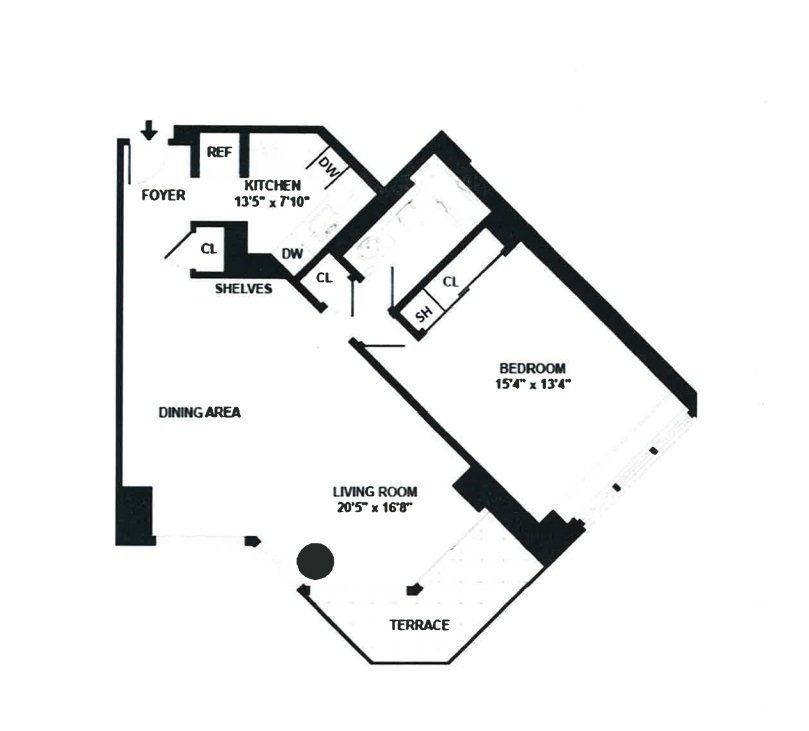 200 East 61st Street, Unit 14B Manhattan, NY 10065 - Photo 15 of 15 a view of entryway