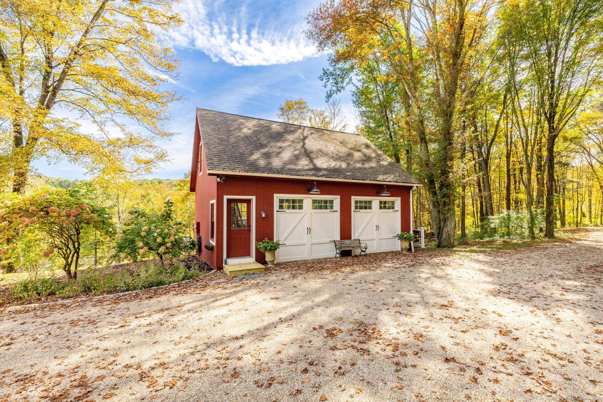 235 White Deer Rock Road, Unit GUEST Woodbury, CT 06798 - Photo 18 of 19 a view of a house with a yard
