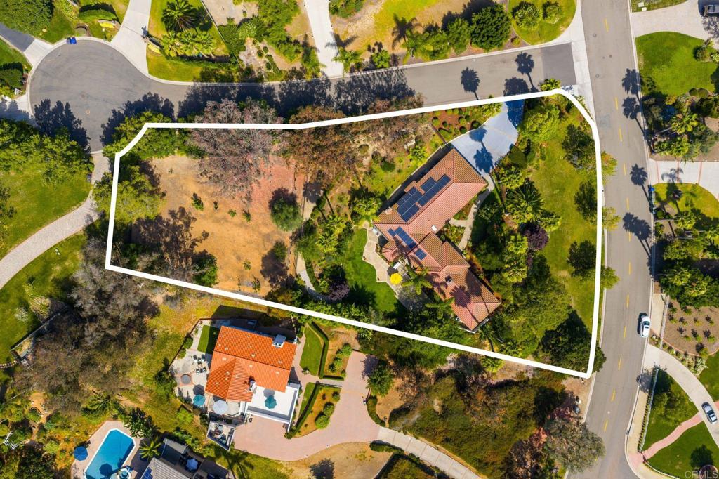 1229 Caminito Graciela Encinitas, CA 92024 - Photo 32 of 34 an aerial view of a house swimming pool and outdoor space