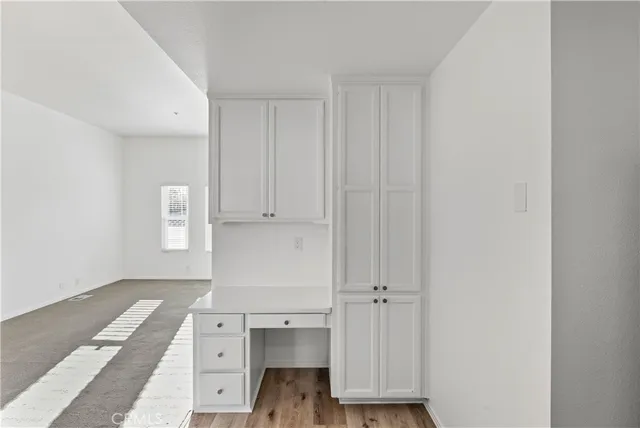 a view of kitchen and utility room