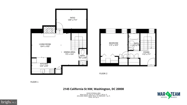 $3,800 | 2145 California Street Northwest, Unit 102, Washington, DC 20008