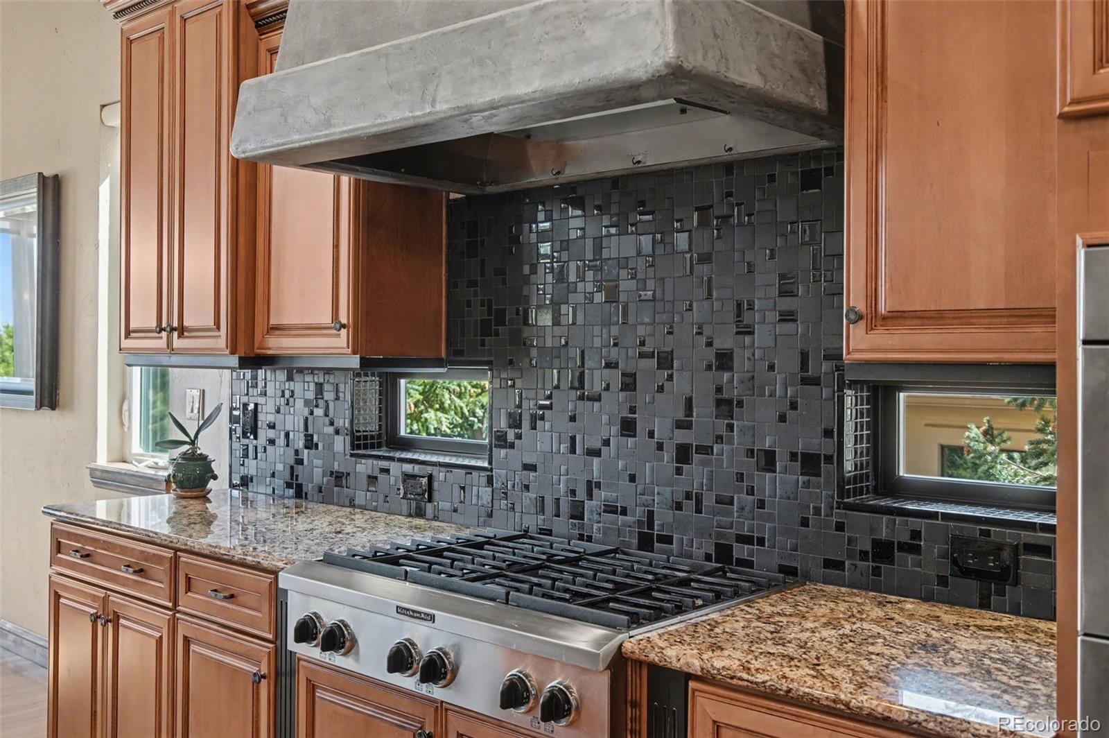 870 Mont Blanc View Colorado Springs, CO 80906 - Photo 12 of 42 a kitchen with stainless steel appliances granite countertop a stove and a sink