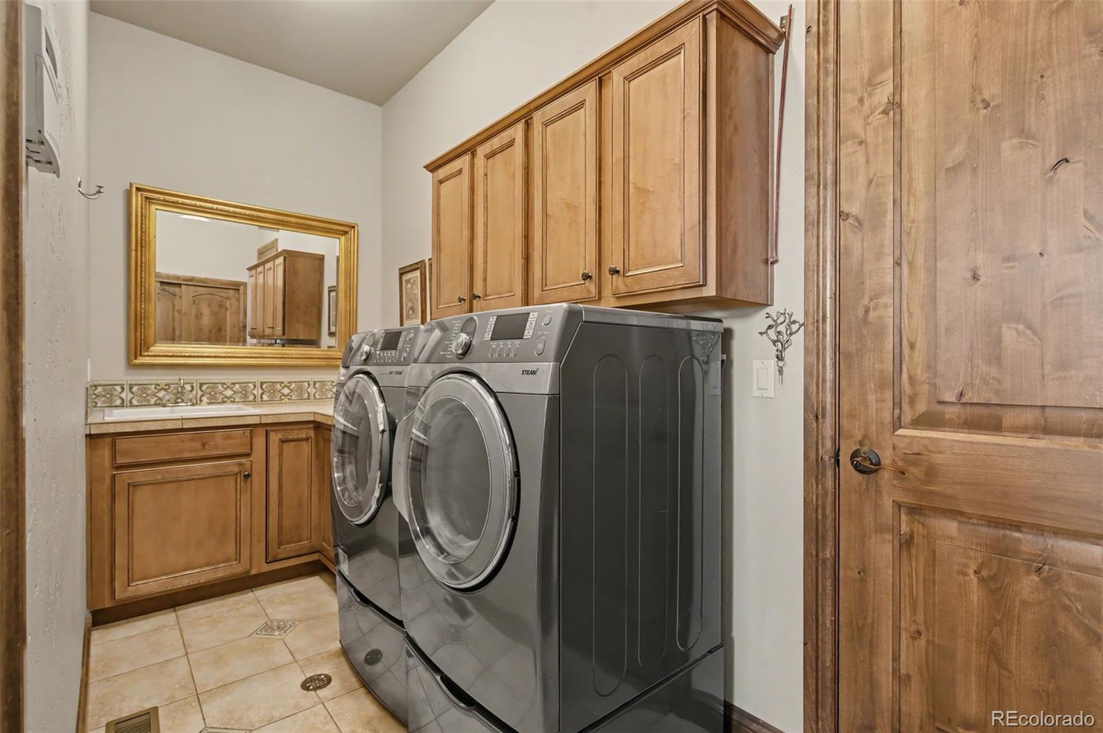 870 Mont Blanc View Colorado Springs, CO 80906 - Photo 13 of 42 a utility room with dryer and washer