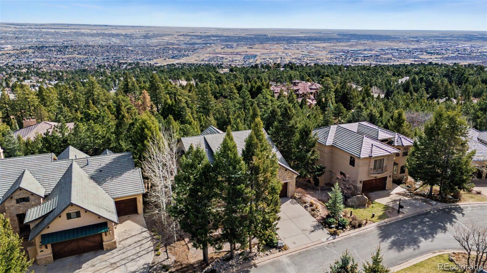 870 Mont Blanc View Colorado Springs, CO 80906 - Photo 38 of 42 an aerial view of multiple house