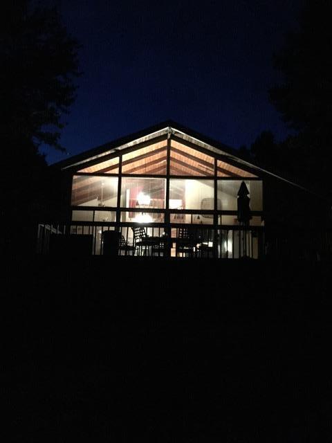 Night view from dock