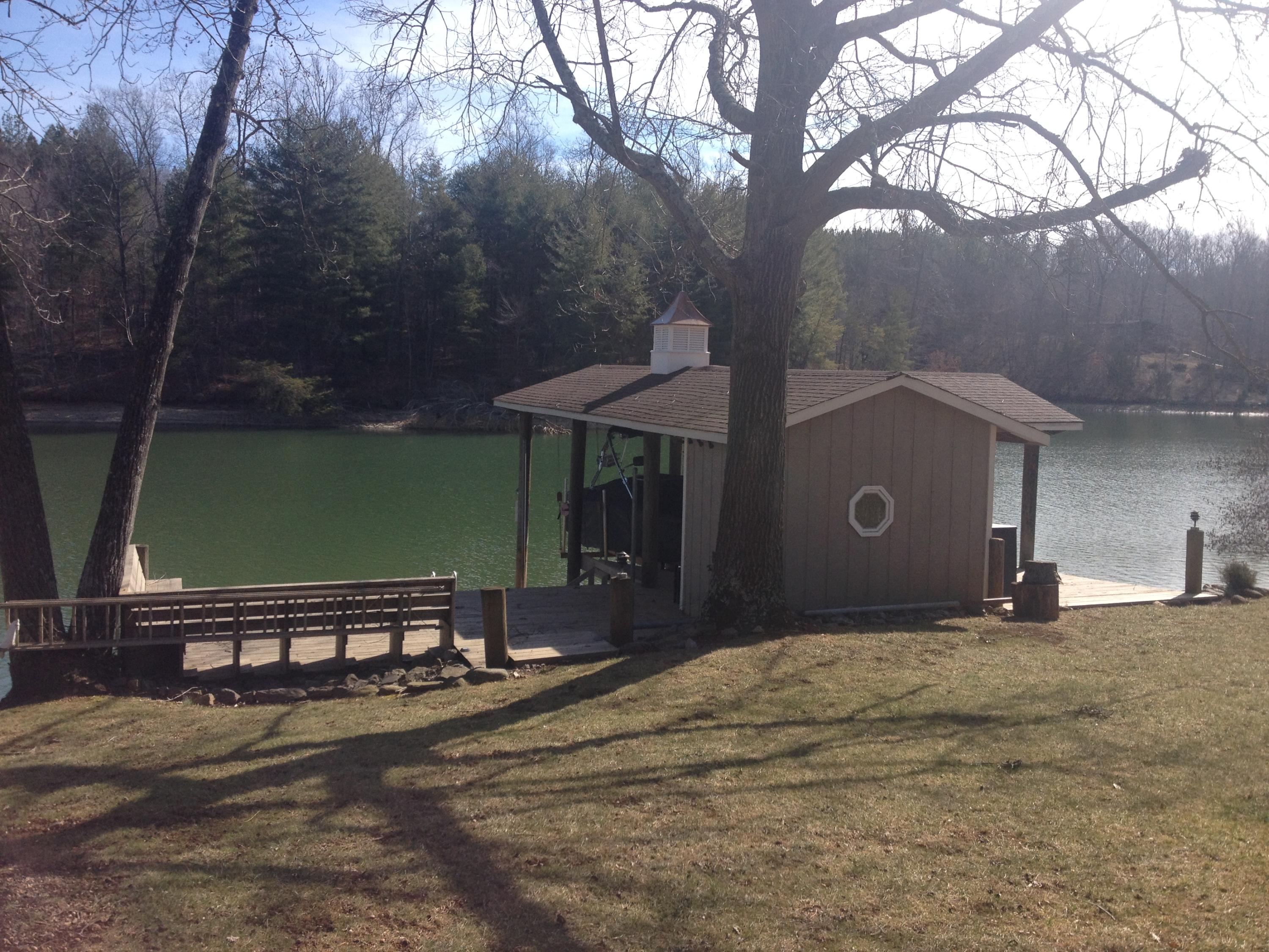 view from yard of dock
