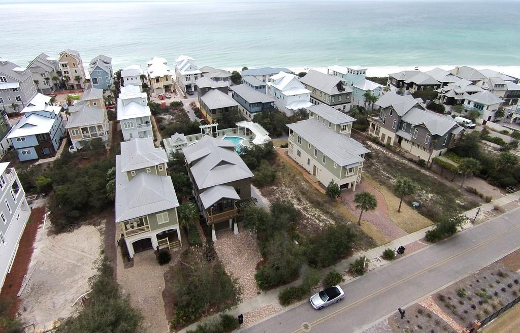 379 Walton Rose Lane Inlet Beach, FL 32461 - Photo 28 of 30 front exterior drone shot