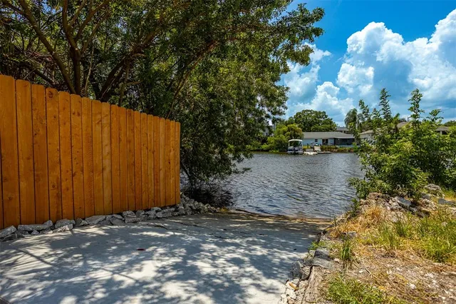 a view of a back yard of the house