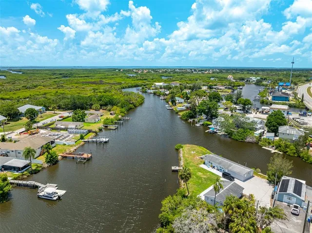 an aerial view of ocean residential house with outdoor space