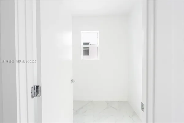 a small space with a window