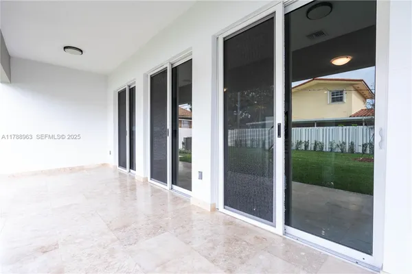 a view of livingroom with a hallway