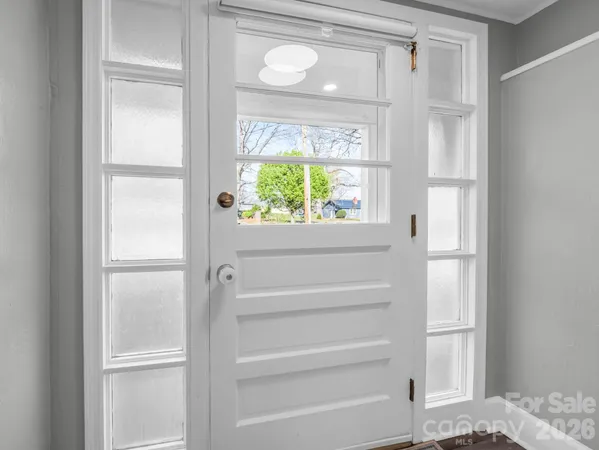 a view of walk in closet with window