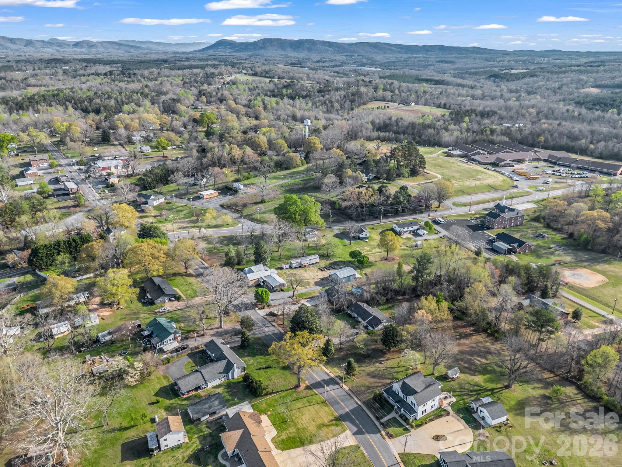 151 South Main Street Bostic, NC 28018 - Photo 40 of 45 a view of a city with mountains in the background