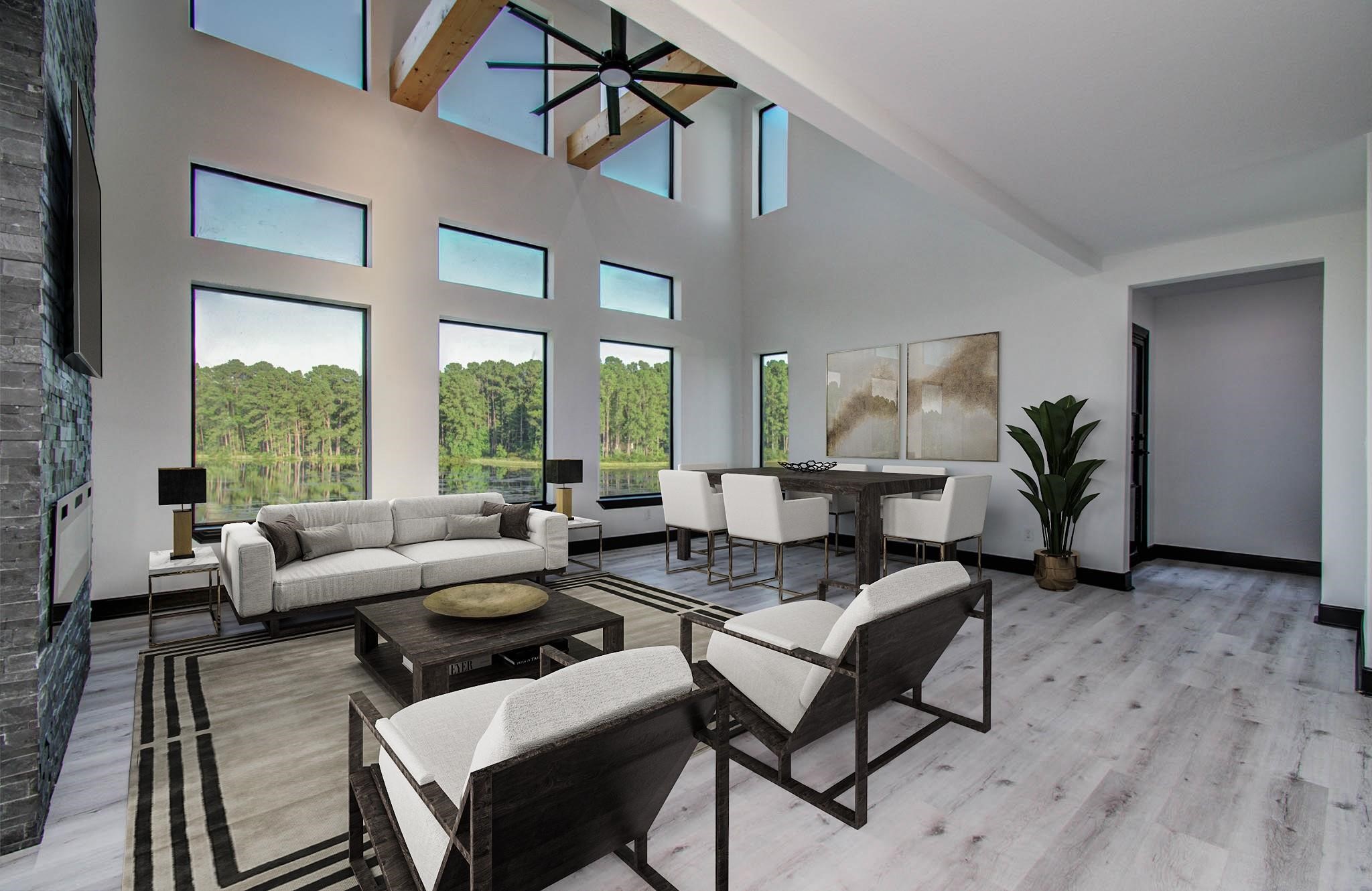 42 Candlestick Drive Trinity, TX 75862 - Photo 1 of 40 Virtually staged living and dining room