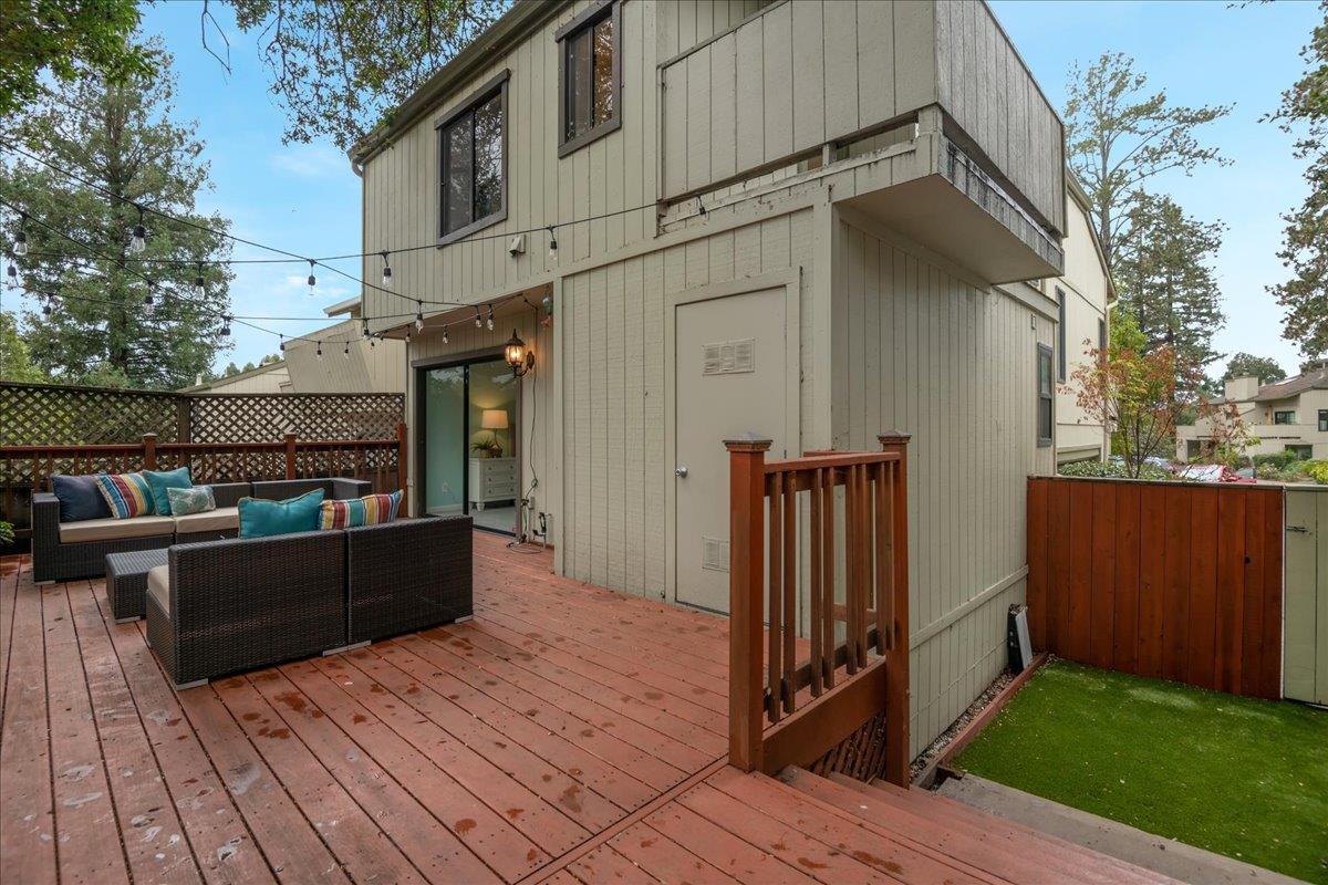 146 Bean Creek Road, Unit E1 Scotts Valley, CA 95066 - Photo 14 of 17 a view of outdoor space with seating area