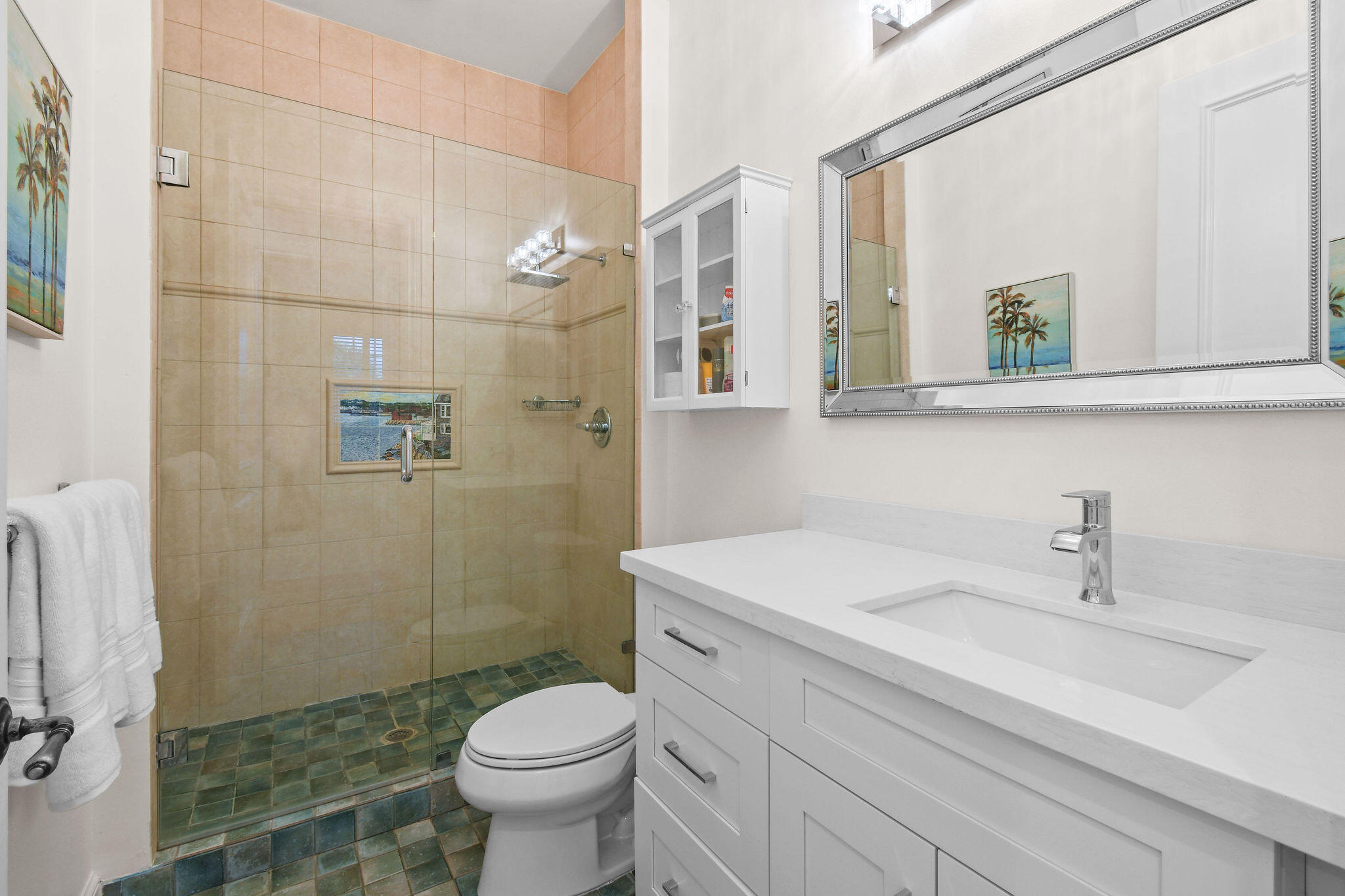 201 Avila Road West Palm Beach, FL 33405 - Photo 53 of 75 a bathroom with a sink a toilet and shower