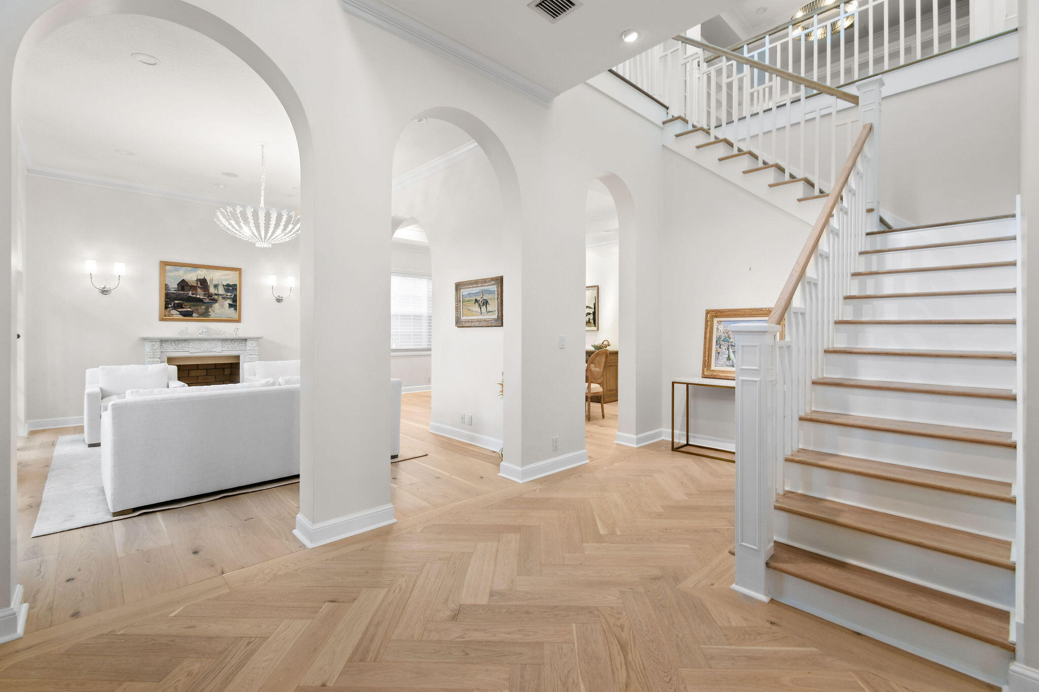 201 Avila Road West Palm Beach, FL 33405 - Photo 6 of 75 a view of entryway and hall with wooden floor