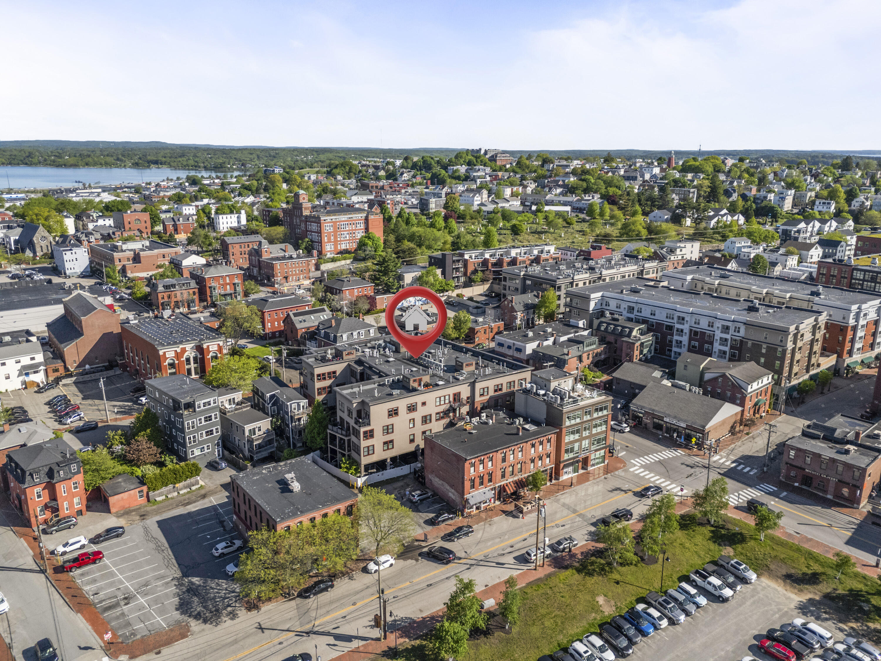 62 India Street, Unit 203 Portland, ME 04101 - Photo 59 of 67 Aerial View