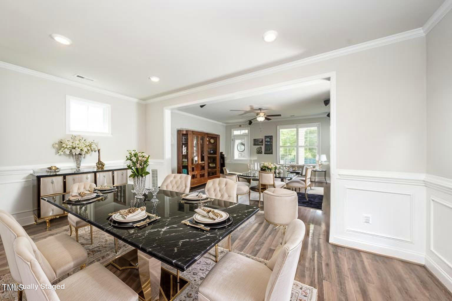 1705 Main Divide Drive Wake Forest, NC 27587 - Photo 14 of 47 a living room with furniture and wooden floor