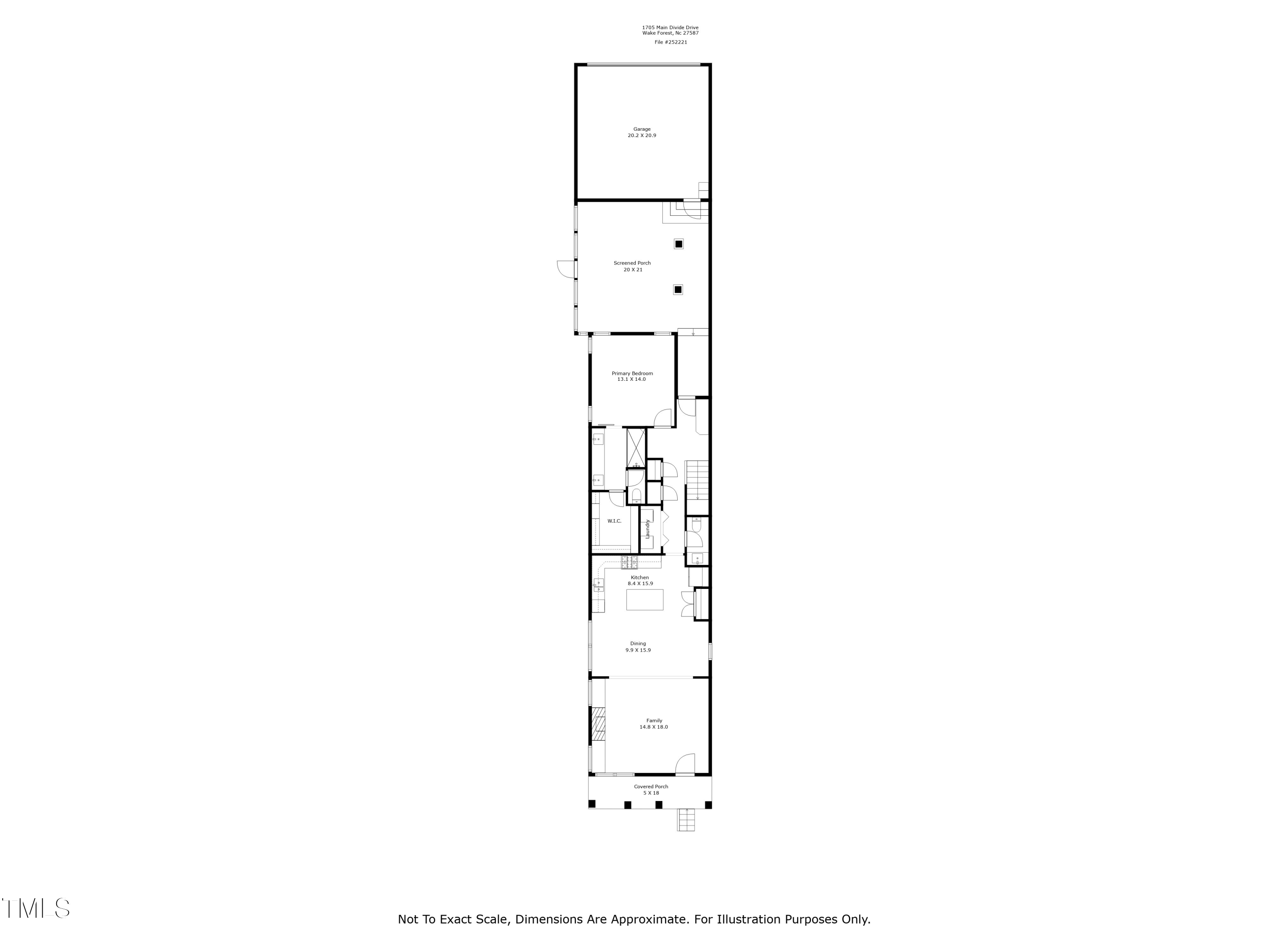 1705 Main Divide Drive Wake Forest, NC 27587 - Photo 46 of 47 a view of a room with a window
