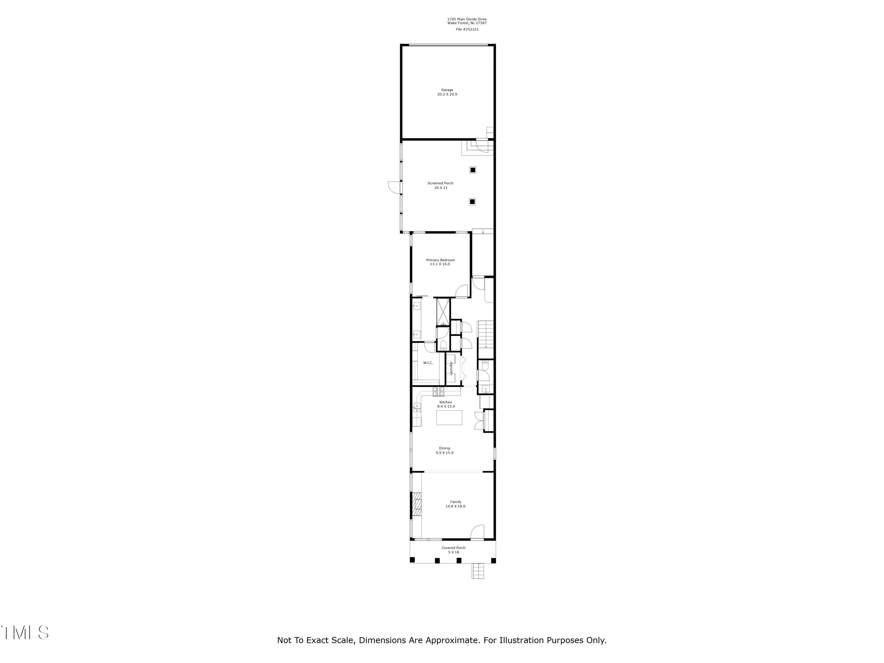 1705 Main Divide Drive Wake Forest, NC 27587 - Photo 25 of 47 a view of a room with a window
