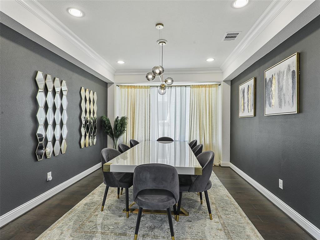 3141 Sunfish Street Prosper, TX 75078 - Photo 7 of 33 a view of a livingroom with furniture window and wooden floor