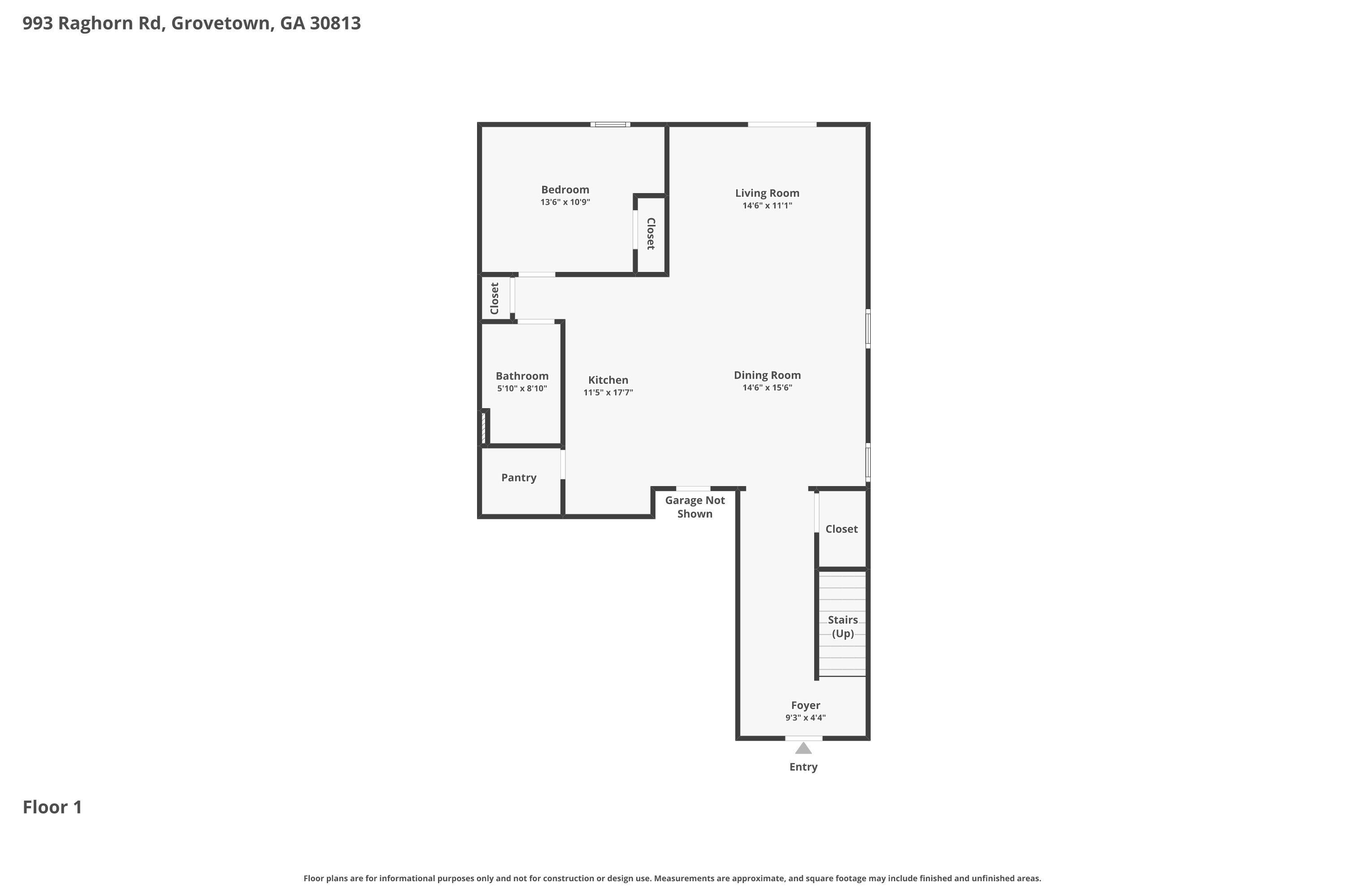 993 Raghorn Road Grovetown, GA 30813 - Photo 29 of 30 Floor Plan-1!