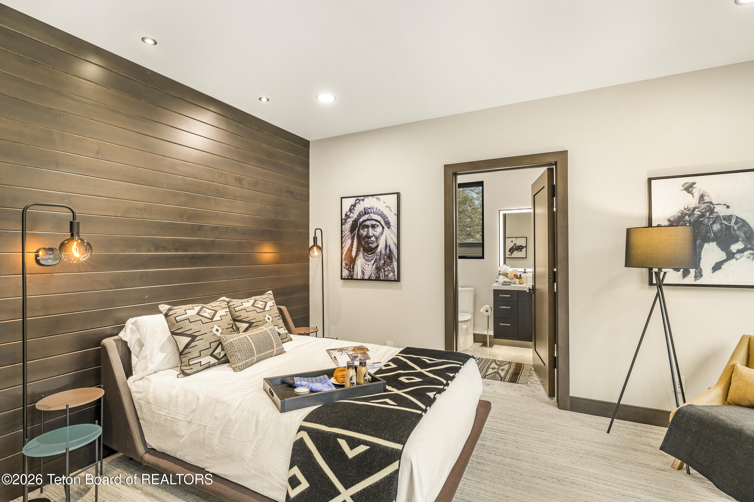 8910 Porter Loop Road Jackson, WY 83001 - Photo 52 of 79 Guest Bedroom Ensuite