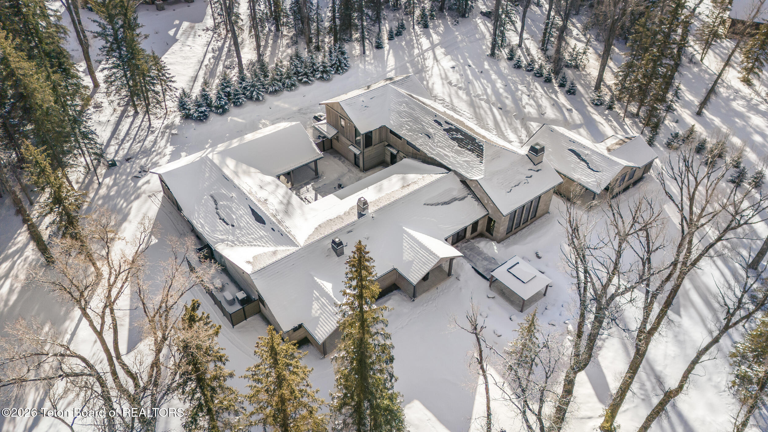 8910 Porter Loop Road Jackson, WY 83001 - Photo 73 of 79 Aerial