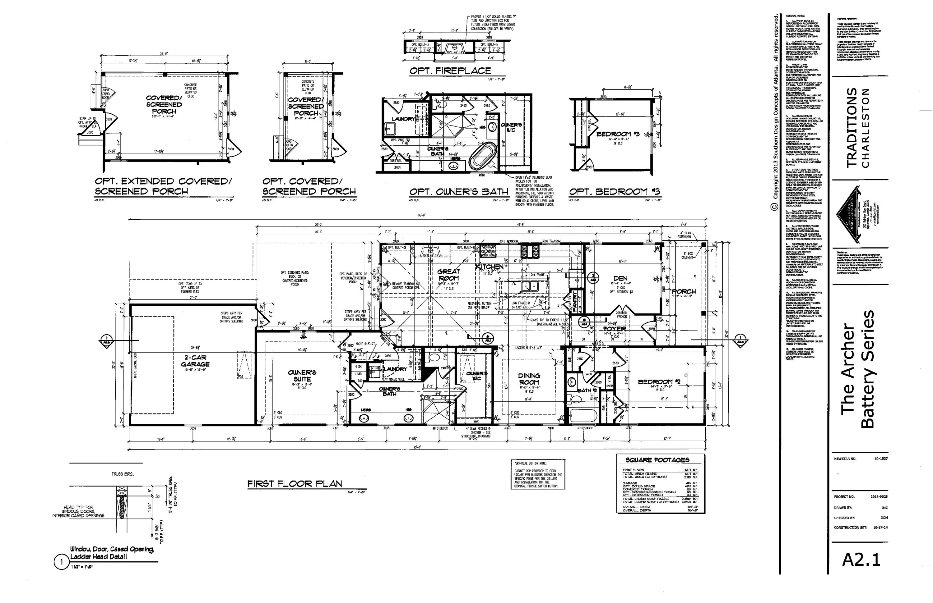 219 Ribbon Road Summerville, SC 29483 - Photo 20 of 20 The Archer Floorplan