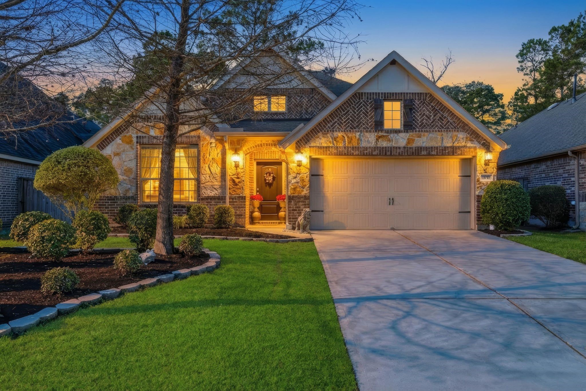 Welcome home to the heart of Woodforest. This beautifully updated one-story offers timeless curb appeal, manicured landscaping, and an inviting presence that sets the tone before you even step inside.