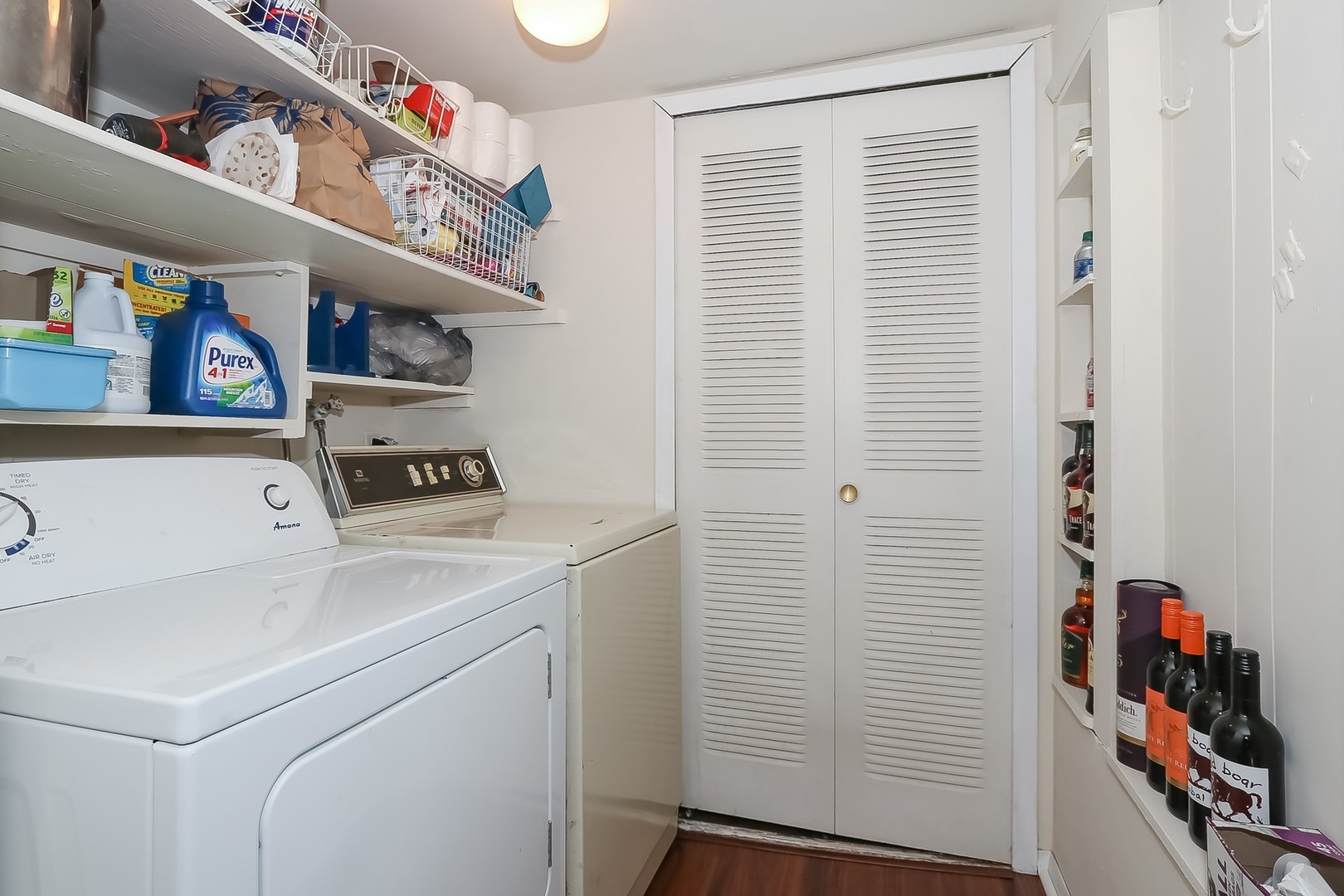 136 Weidner Road Buffalo Grove, IL 60089 - Photo 18 of 41 a view of storage and utility room with washer and dryer