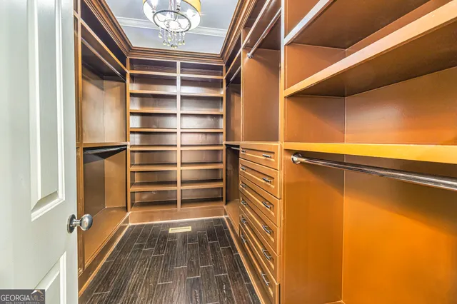 a workspace with wooden floor and a workspace