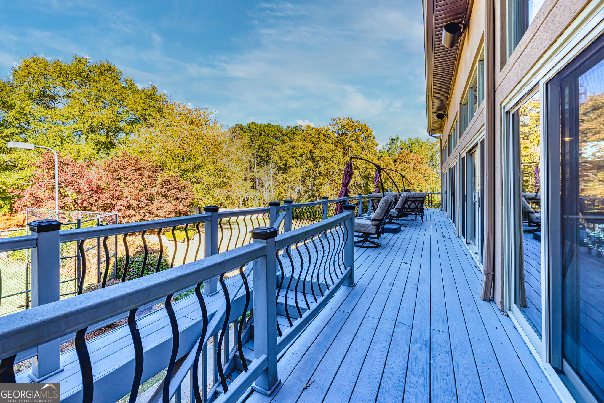 131 Lincoln Road Tyrone, GA 30290 - Photo 49 of 82 a view of balcony with wooden floor