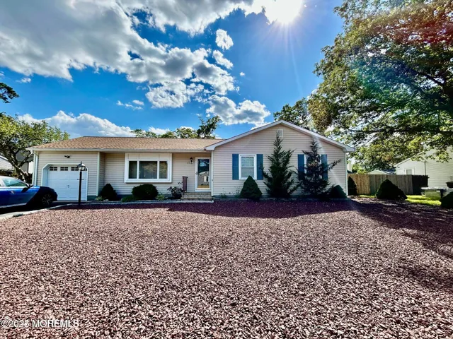 a view of a house with a patio