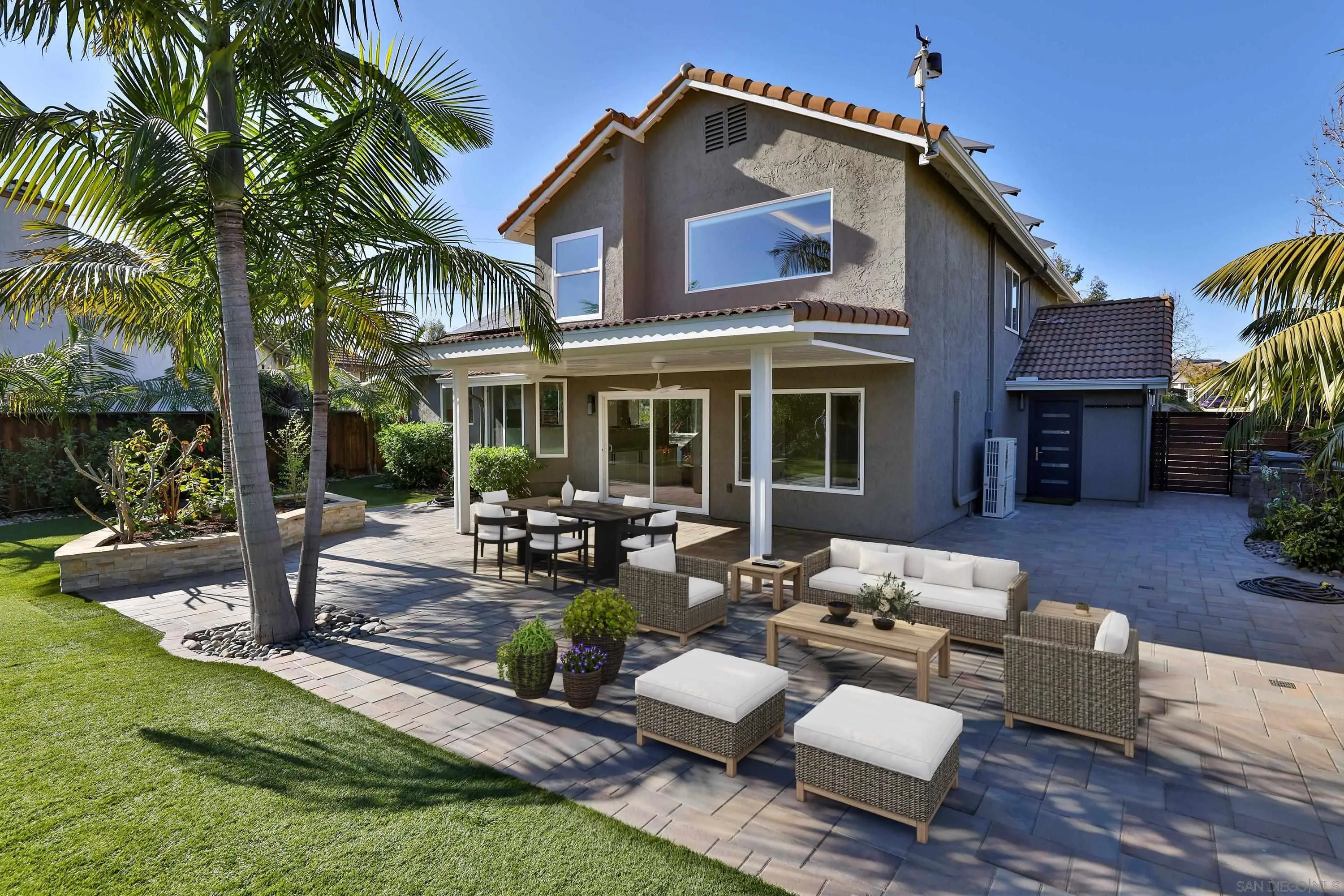 2102 Wandering Road Encinitas, CA 92024 - Photo 24 of 37 a view of a house with a patio